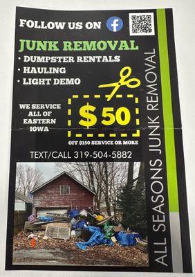 All Seasons Junk Removal LLC