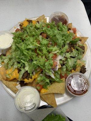 Nachos are yummy