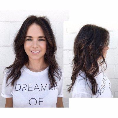 she's a dreamer of subtle dimension // cut and color by Kirstin Timsuren