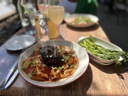 Short rib with Bolognese