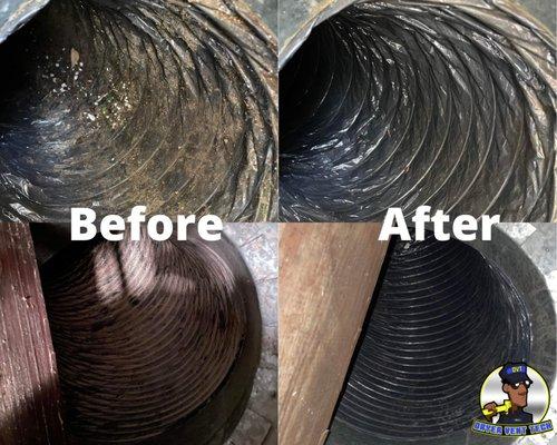 Air Duct Cleaning Before and Afters