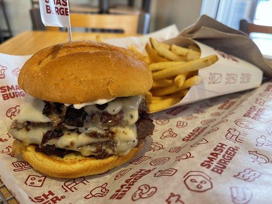 Truffle Mushroom Swiss Burger