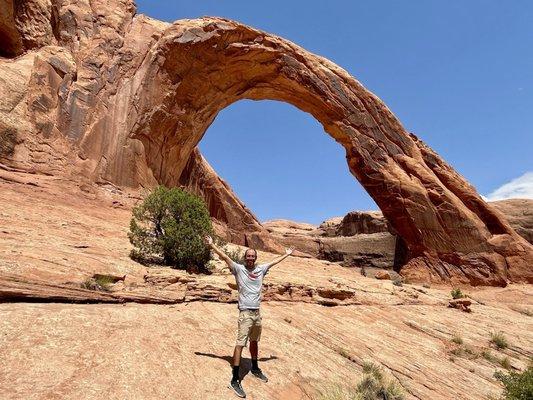 Corona Arch has a magical backdrop.