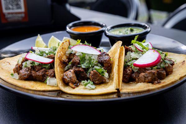 TACOS DE ASADA DE RES