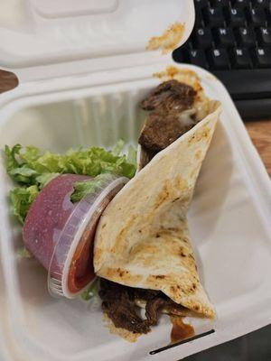 steak taco