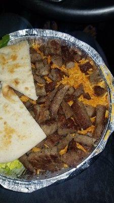 Large lamb gyro platter.