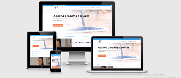 Adsona Cleaning Services Site