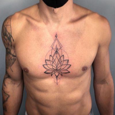 Beautiful lotus piece done here at INKED LIFE MIAMI