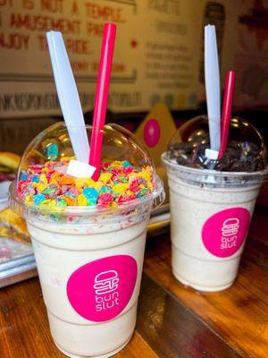 Fruity Pebbles Milkshake  Cookies & Cream Milkshake