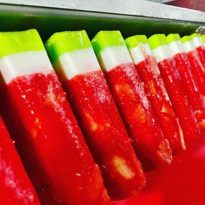 Watermelon paletas