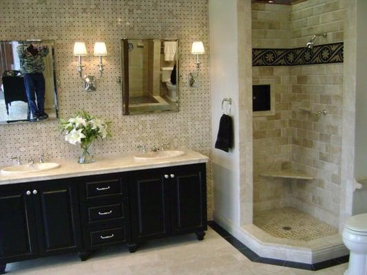 Classic style bath.