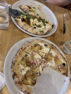 Yukon and Street Corn Pizzas