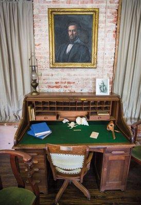 This desk is over 200 years old! Come and learn about John Ireland, Mayor of Seguin and Texas Governor of the late 1800's.