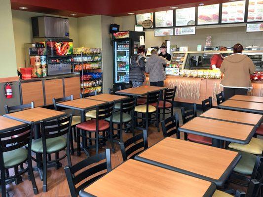 Counter and Dining Area