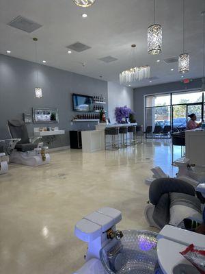 The nail salon