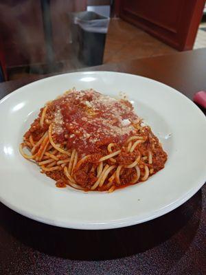 Spaghetti with Meatsauce.