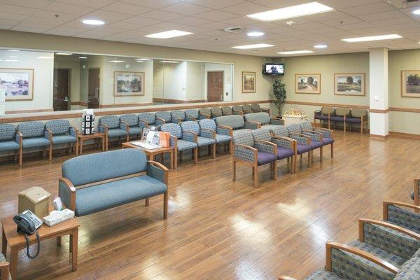 OB/GYN waiting area.