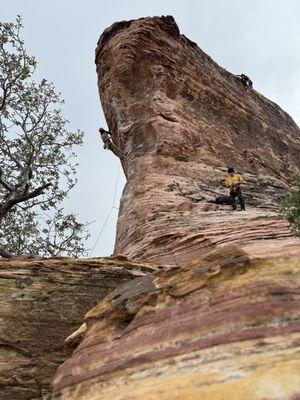 Rock climbing