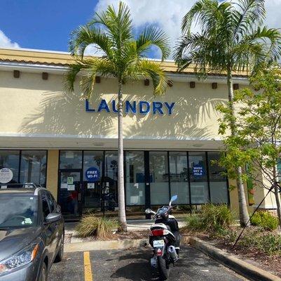 New front of the laundry