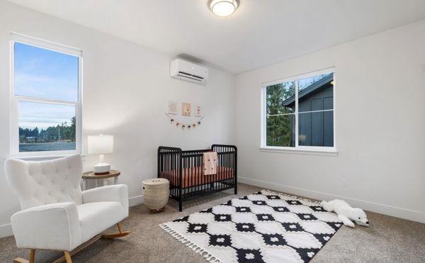 Ductless Heat Pump (Mini-Split) System Installation - Bedroom