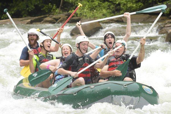 This is how you rock out with your family in a raft. Thanks, Al!