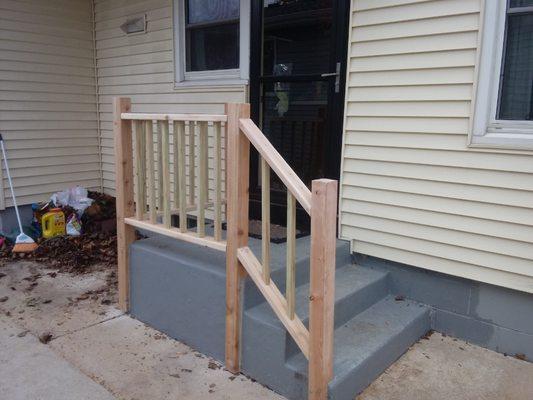 New porch, Bayview!