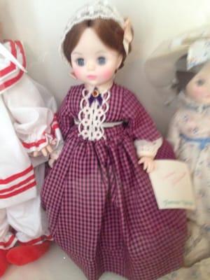 Love the doll collection! Florence Nightingale!!