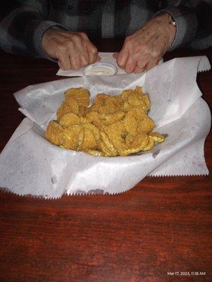 Fried pickles.