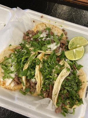 Street tacos *** try the tacos al pastor!