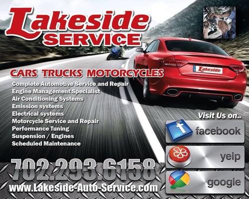 Lakeside Auto Service Ad