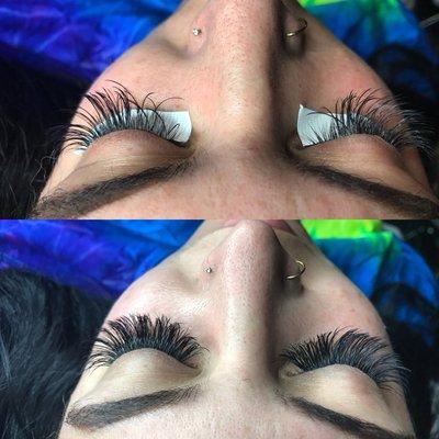 Volume lash fill $80