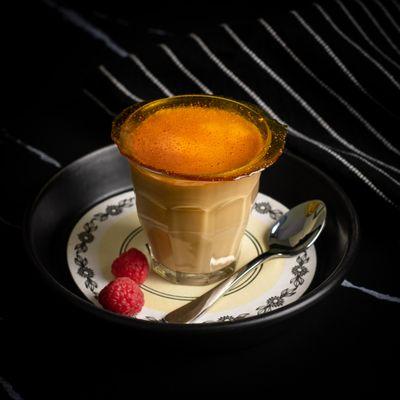 Crème Brûlée Cortado - just one of the unique, specialty coffee drinks available every day.