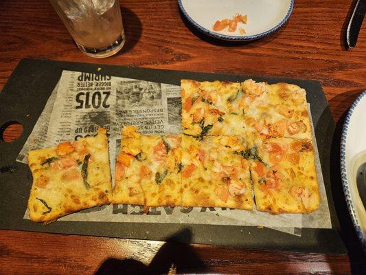 Lobster Flatbread I could not recommend.