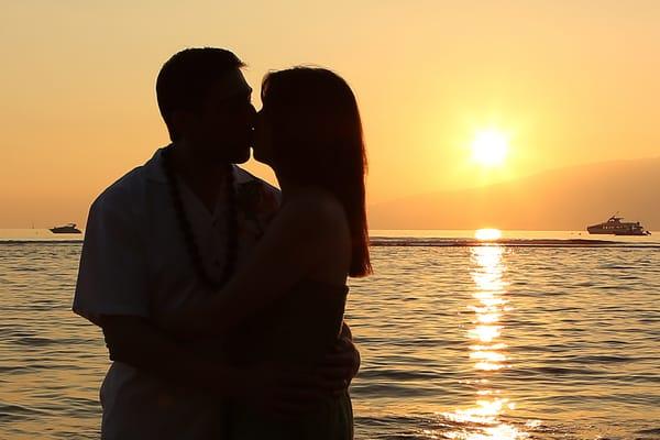 Romantic Couple Portrait Lahaina, Maui