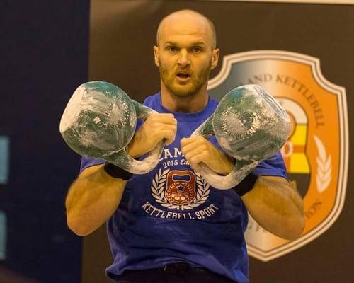 Coach Rafal Radkowski representing Team USA at the World Kettlebell Championships in Dublin Ireland