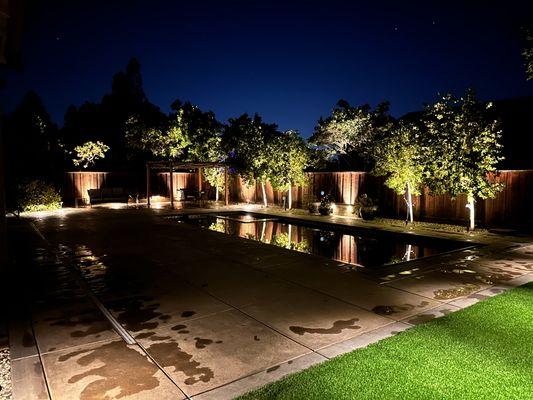 Entertain and relax in your own illuminated luxury resort. Lighting is essential to any transformation.