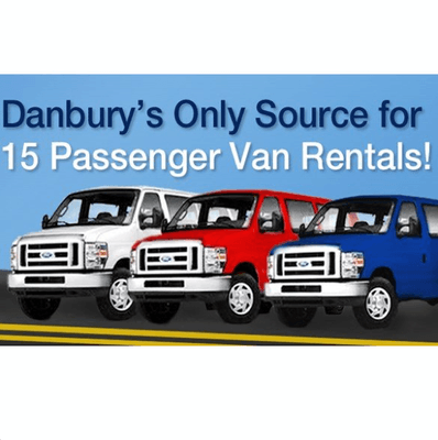 Danbury's #1 Source of 12 & 15 Passenger Van Rentals!