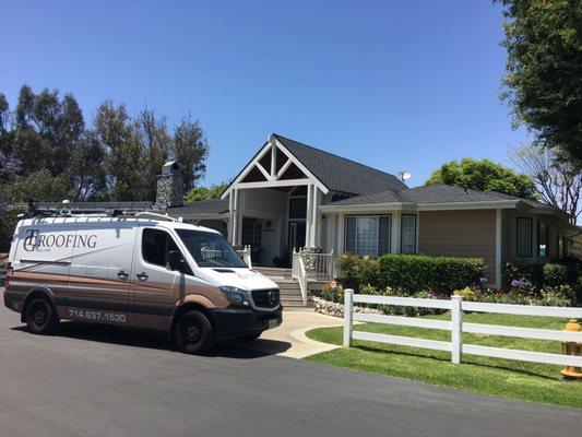 CertainTeed Presidential Shingle Roof. Yorba Linda