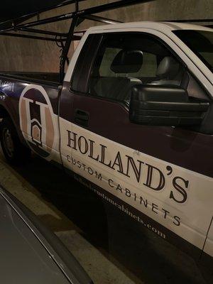 Holland's work truck