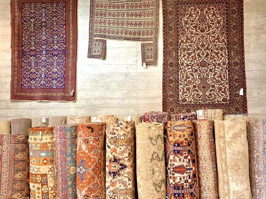 Selection of Oversized, hand-knotted rugs