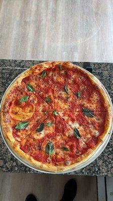 Pizza Margherita. (Special of the day)