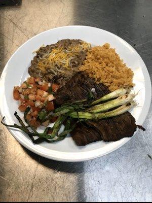 Carne Asada plate