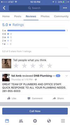 The owner 'Val Bailey - Ambrovich' is reviewing her own business.