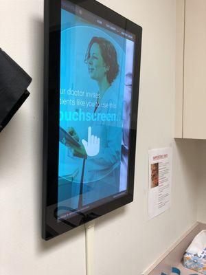 During the remodel they have added info screens (basically giant iPads) with lots of info about all cancers