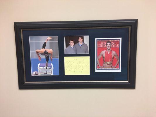 Pictures with/of Michael Phelps and autograph