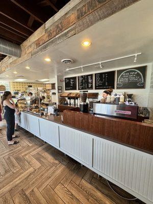 Counter and menu board