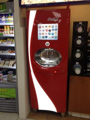 New Coke machine firsts one around the area!!