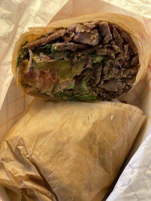 Lamb gyro Wrap