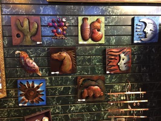 Gift shop contains a nice selection of artwork, jewelry, postcards, soaps, teas, ...