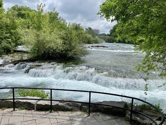 06.14.23 flow of the Bridal Veil Falls from Goat Island